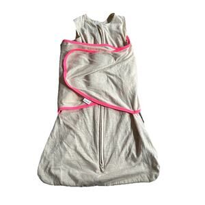 Halo 3-6 Month Swaddle sleep Sack Tan/pink